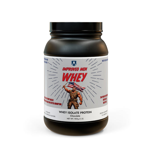 Improved Men Whey Isolate Protein Supplement (907g, 2lb)